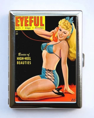 Cigarette Case Eyeful Magazine Pin up Wallet Card Holder