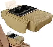 Car Armrest Storage Box, Center Console Armrest Cushion Organizer, Armrest Storage Organizer Box Arm Rest for Car Suvs Trucks, Car Armrest Box, Car Console Storage, Car Armrest Organizer