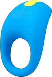 ROMP Juke Vibrating Cock Ring - Stretchy Penis ring - Longer-Lasting Erections & Clitoral Stimulation - 6 vibration Modes - Waterproof - Adult Sex Toys for Men and Couples