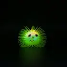 Gifts LED Light Up Toy Glowing Hair Flash Ball Elastic Glow Hair Ball Vent Ball
