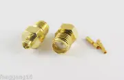 100pcs SMA Female Jack Solder For Semi-rigid RG405 0.086" Cable RF Connector