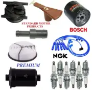 Tune Up Filters Cap Rotor Spark Plugs Wire Kit for Toyota Pickup V6; 3.0L 1988 (for: Toyota)