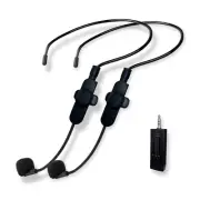 Wireless Microphone Set 2.4G Dual Wireless Headset Mini Portable Microphone3356