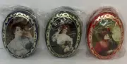 Coca Cola ScenTins Candles Vanilla Cinnamon Apple Blueberry Vtg 1995 Lot of 3