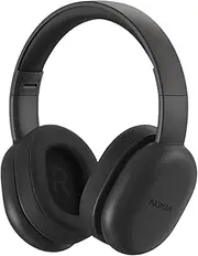 [Nokia] Bluetooth Headphones Over Ear, Bluetooth Wireless Headphones, 40H Playtime, HiFi Stereo Headphones Wireless with Microphone, aptX Low Latency, Soft Earpad, Compact Headphones for Phone/PC(Black)
