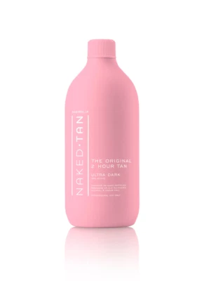 Naked Tan 1Litre Spray Tan Solution - Extra Dark 2hr Natural 16% DHA Fast Drying