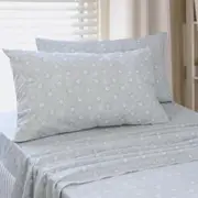 Jelly Bean Kids Suns King Single Sheet Set w/ Pillowcase Home Bedding Cover Blue