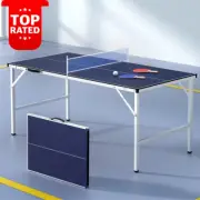 Table Tennis Ping Pong Table Portable Foldable Family Game Home Indoor