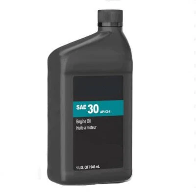 Quart of SAE 30 Oil Specially Formulated for Small Engines Fits Kohler 25 357 02