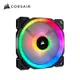 海盜船 CORSAIR LL120 120mm雙光環 RGB LED 機殼風扇