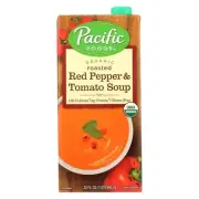 Pacific Organic Soup, Roasted Red Pepper & Tomato, 32 Ounce (Pack of 6)