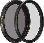 Freewell Slide-On Lens Filter Kit Hybrid VND1-5 Stop/CPL, Glow Mist 1/4, Compatible Freewell 17mm Mount 3.0 Lenses Such as1.33x & 1.55x Anamorphic, 18mm Wide-Angle, 1.7X Telephoto Lenses