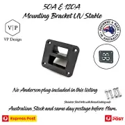 120A and 50A ANDERSON STYLE Mounting Bracket *No plugs*