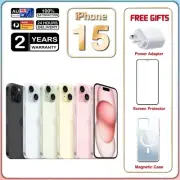 New Apple iPhone 15 Unlocked 128/256/512GB Sealed Colours 5G Mobile FREE EXPRESS