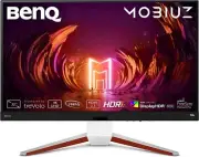 BenQ MOBIUZ EX3210U 32 4K True HDMI 2.1 144Hz White Gaming Monitor, UHD 3840 x