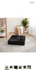 Sweet Home Collection Floor Pillow Large Square Tufted Decorative Cushion. Faux