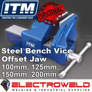 ITM Offset Steel Bench Vice Clamp 100mm 125mm 150mm 200mm TM104-125 TM104-200