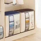 Foldable Wardrobe Organizer Non-Woven Fabrics Blanket Sorting Storage Box