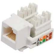 ENS 90° Angled CAT5e Keystone Jack, Slim Profile RJ45 Female Connector, 100 PCs