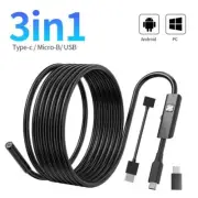 Android Endoscope 5.5mm Borescope Inspection Snake Camera Waterproof with 6LED