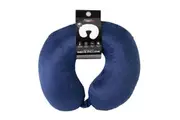 Milano Decor Polyester Memory Foam Travel Neck Support Pillow 30x30cm Blue