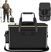 Fishing Bucket for Live Fish | Large Capacity Bait Bucket,Waterproof Live Fish Container, Angling Case for Camping Hiking Outdoor Activities