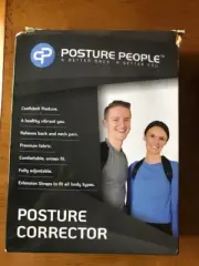 Posture Corrector Unisex Adjustable Shoulder Support Brace Black NWT FAST SHIP