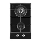 Devanti Gas Cooktop 30cm 2 Burner Black