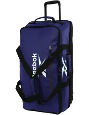 [Reebok] All Star Large Leather Film Soft Shell Suitcase 72cm in Navy