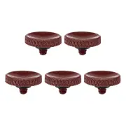 Camera Shutter Button 5pcs Shutter Release Button Knurled, Dark Red