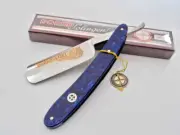MAJESTIC !!! DORKO in 8/8" XXL BLUE Straight Razor NOS, Rasoir Solingen LOOK!!