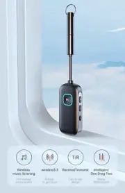 2-In-1 Bluetooth 5.3 Adapter Transmit/Receive Use Airpods / Headphones