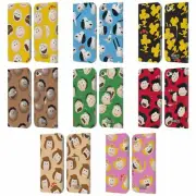 OFFICIAL PEANUTS CHARACTER PATTERNS LEATHER BOOK CASE FOR APPLE iPOD TOUCH MP3