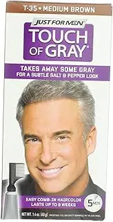 JUST FOR MEN Touch of Gray Haircolor T-35 Medium Brown, 1 Each ( Pack of 2 )