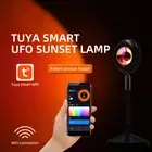 RGB 16 Colors UFO Sunset Lamp App Control Angle Adjustable Home Projector Hot