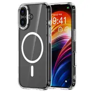 ZUSLAB for Apple iPhone 16 Plus MagSafe Case Slim Hybrid Pro Protective Heavy Duty Shockproof Cover (2024) - Clear
