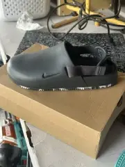 nike calm mule size 11 Slippers Brand New In Box Camouflage Color Dark Grey BLK