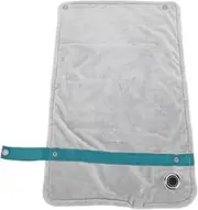 USB Heated Blanket,Lightweight and Portable Heated Blanket,Temperature Control Electric Heated Blanket,for Home Office, Portable Heated Throw (Silver)