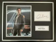 Signed Framed Oscar Isaac Poe Dameron Star Wars Last Jedi Force Awakens