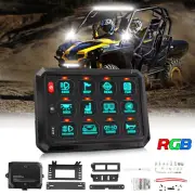 RGB 12 Gang Switch Panel Led Light Bars For Can-am COMMANDER 800 800R 1000 XT P