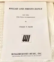 Ballad & Presto Dance Solo Tuba with Piano by Claude T. Smith
