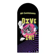 Looney Tunes Dive In Swimming Cardboard Backdrop Official Standee Scene Setter