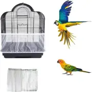 Bird Cage Cover,Bird Cage Seed Catcher,Nylon Mesh Bird Cage Protective