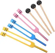 ORFOFE 1Set Tuning Fork and Ear Cleaning Tools Kit Sound Forks for Nerve Sensory Testing Comfortable Ergonomic Design for Ear Wax Removal and Sound Therapy