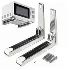Support Frame Steel Foldable Stretch Shelf Rack Microwave Oven Wall Mount4257