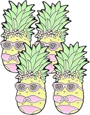 [WOFASHPURET] Pineapple Brooch Hawaii Decor Funny Novelty Breastpin Clothes Brooches Decorative Brooch Brooches Party Decor Breastpin Fruit Decor Hawaiian Themed Brooches Alloy