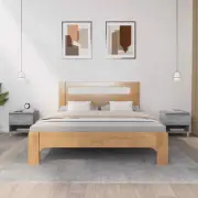 Bedside Tables 2 pcs Grey Sonoma 50x46x50 cm Engineered Wood vidaXL