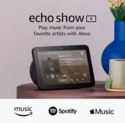 Amazon Echo Show 8 Newest GenerationSmart Display Speaker - Glacier Black