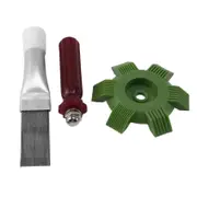 Radiator Comb Evaporator Air Conditioning Tools Fin Repair Comb Auto Car Plastic A/C Condenser Fin Straightener Refrigeration green white