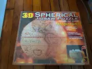 3-D Spherical Jigsaw Puzzle World Earth Globe 530 Pieces Sealed